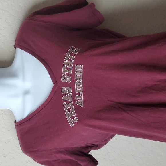 4/$30 Texas State University Alumni XL womens top ** - Picture 2 of 7